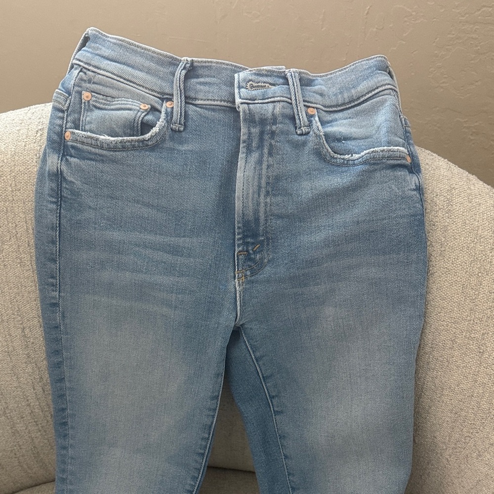 MOTHER Light Blue Skinny Jeans
